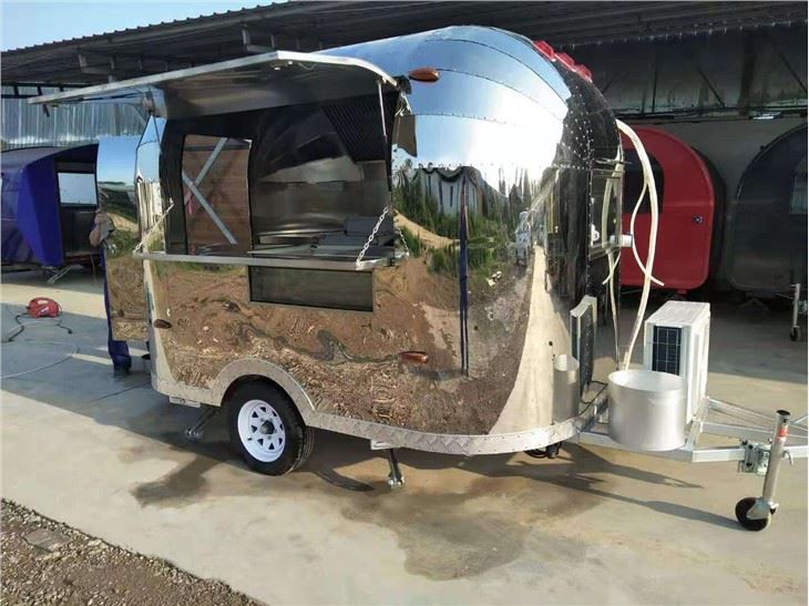 Stainless Steel Burger Van