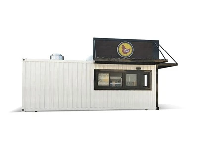 Versandcontainer-Drive-Thru